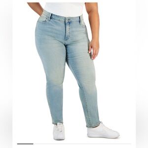 New!Style & Co. Faded Plus Size Denim Jeans Size 22W